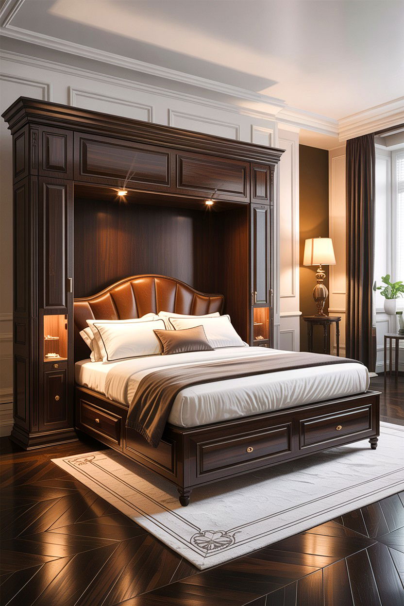 Luxury Hidden Wall Bed - 30 bedroom fold down bed ideas