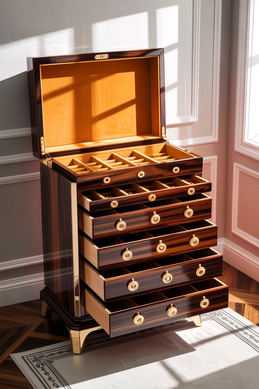Luxury Jewelry Chest - 30 bedroom jewelry boxes