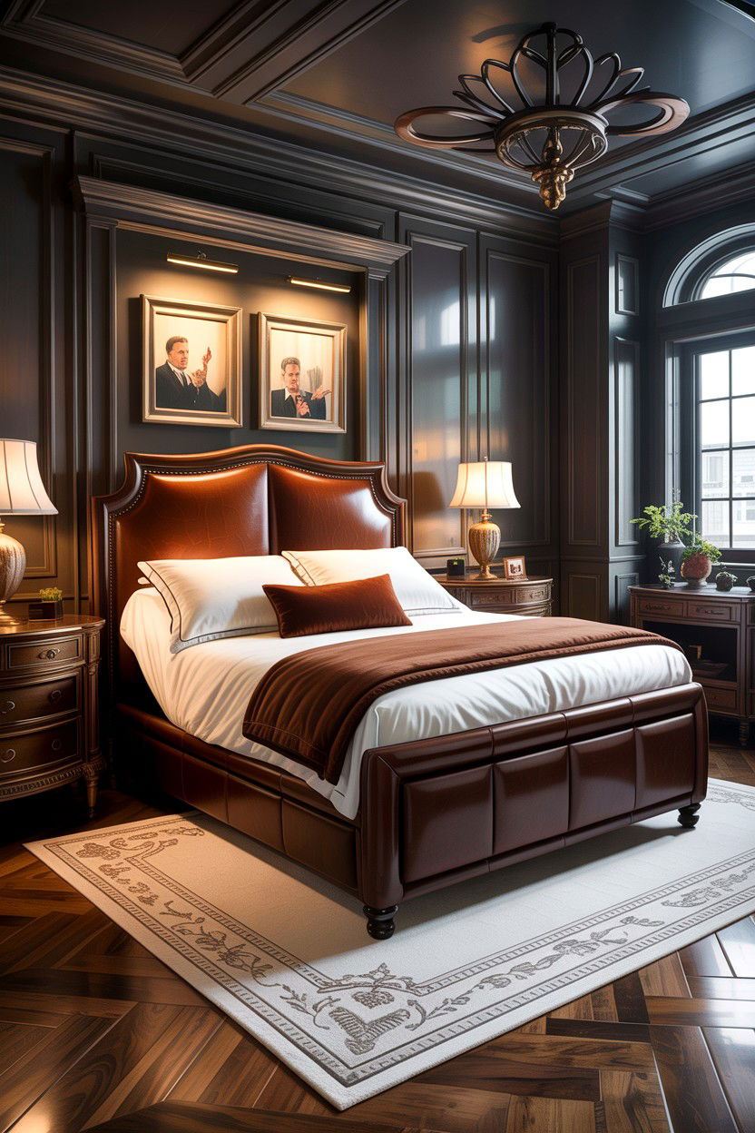 Luxury Leather Adjustable Bed - 30 bedroom adjustable beds