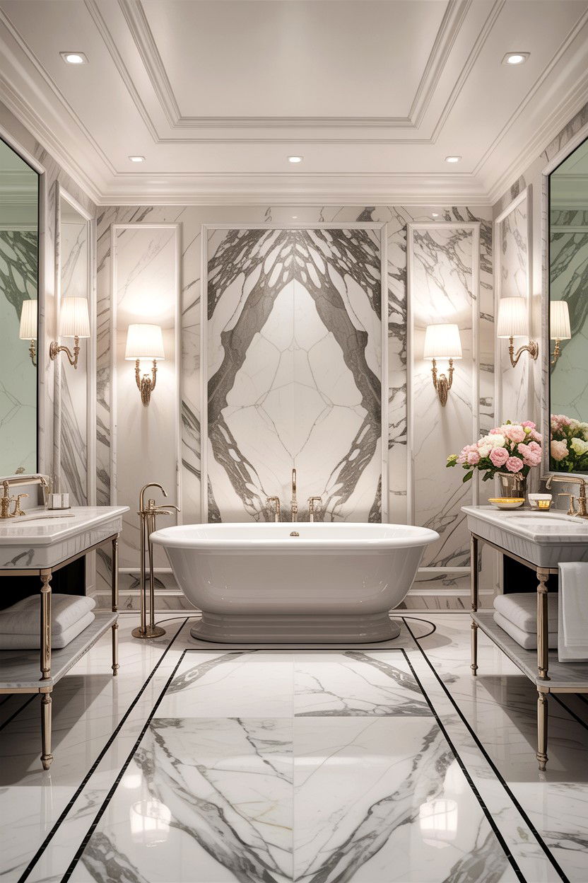 Luxury Marble Spa Bathroom - 30 Hampton bathroom ideas