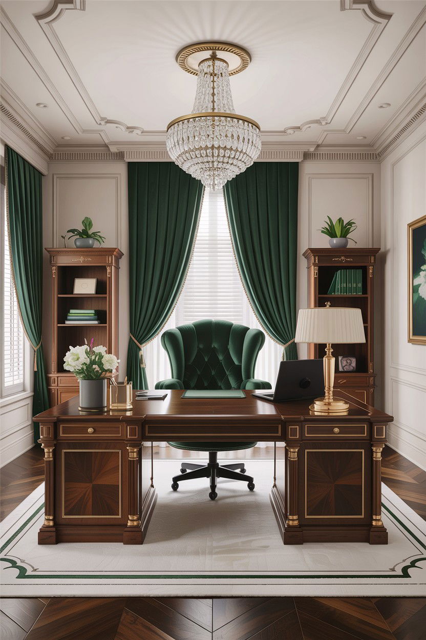 Luxury Master Office - 30 bedroom home office ideas