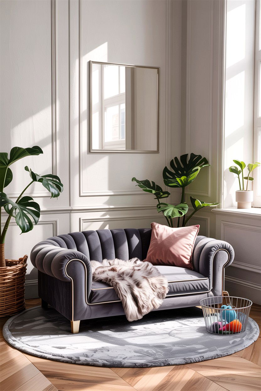 Luxury Pet Bed - 30 bedroom corner ideas