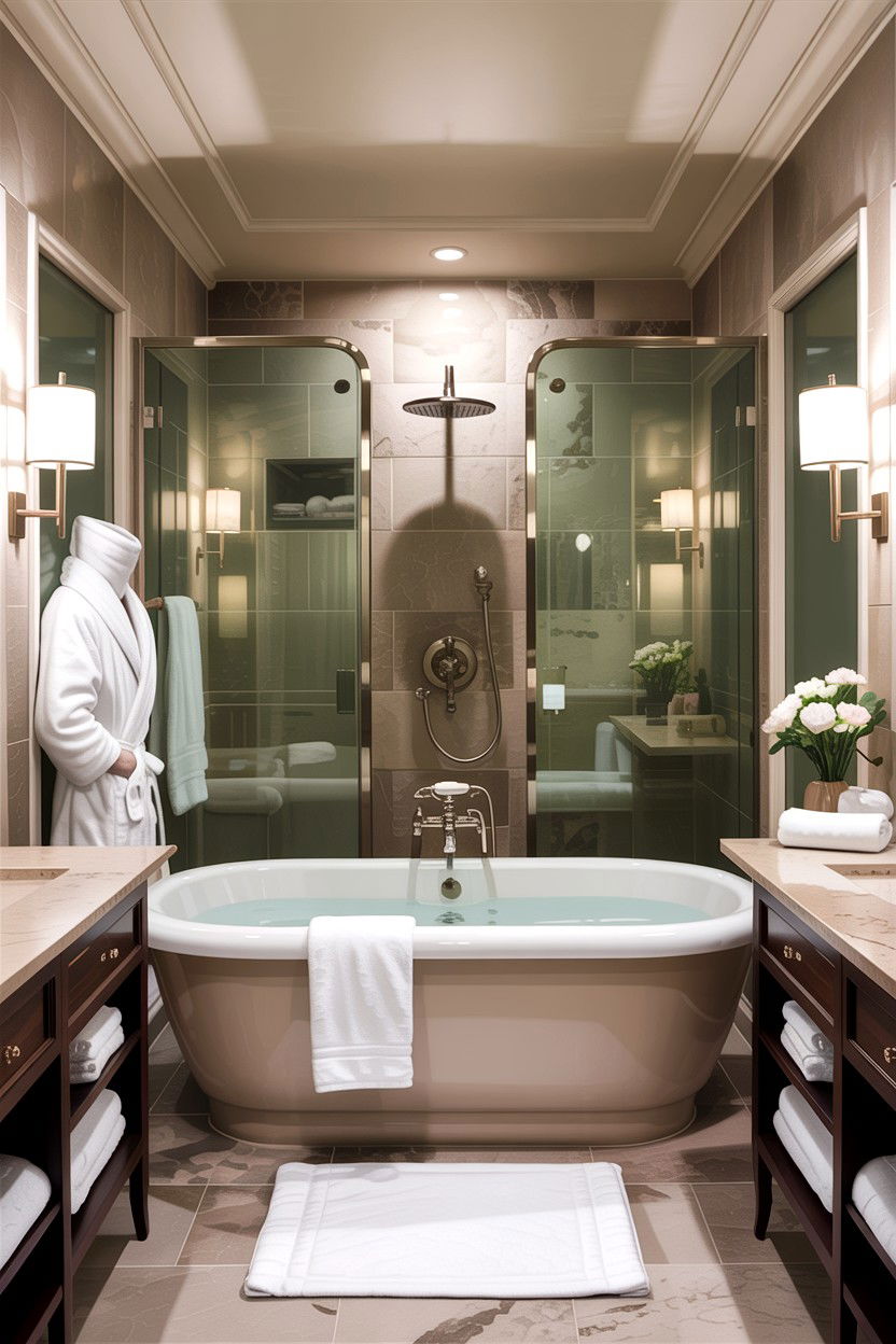 Luxury Spa Bathroom - 30 guest bathroom ideas