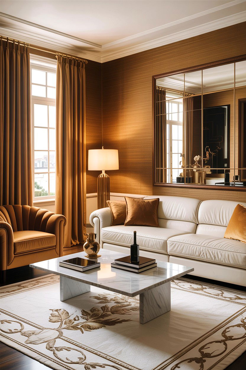 Luxury Tan Living Room - 30 tan and white living room ideas