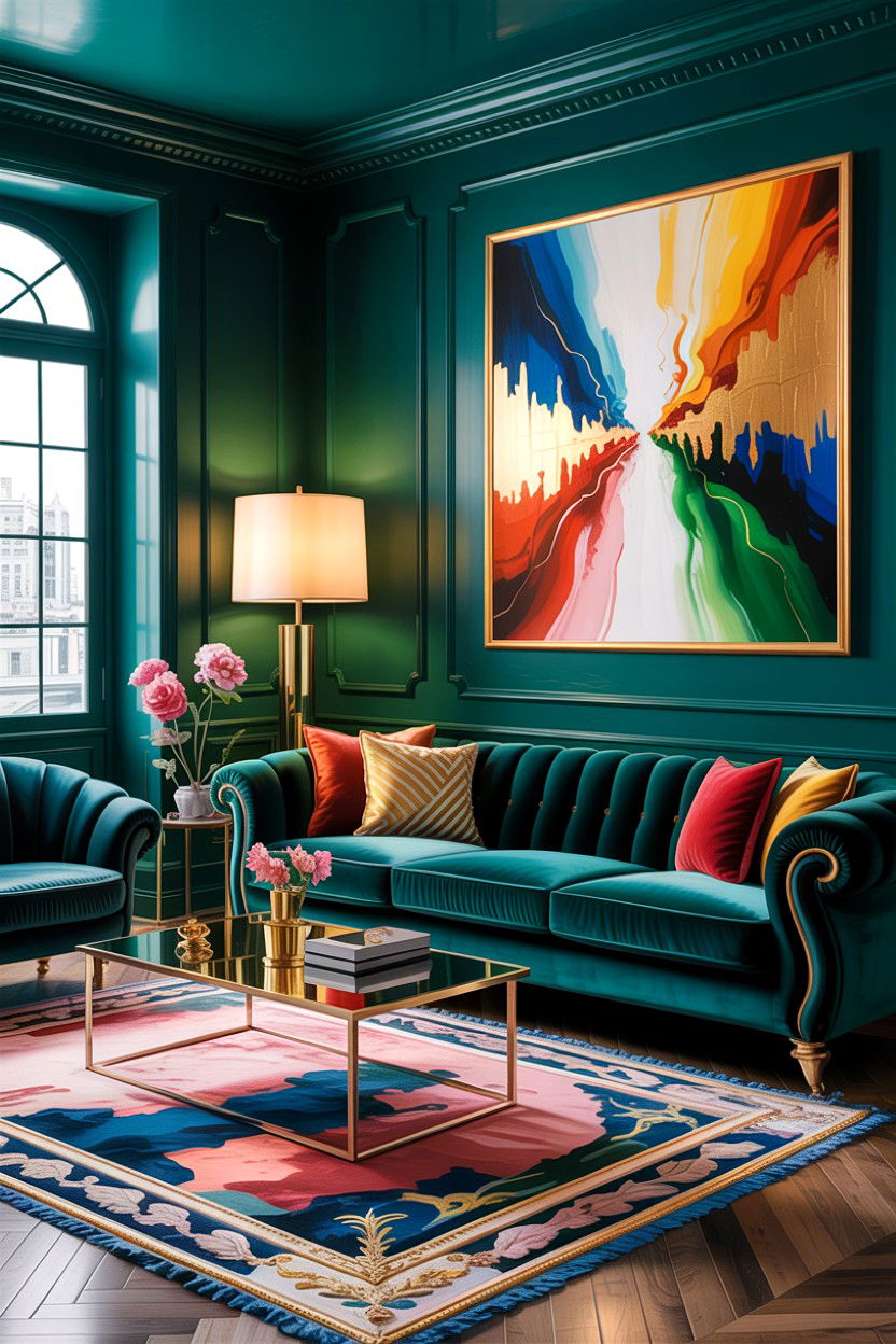 Luxury Velvet Sofa Living Room - 30 high end living room ideas