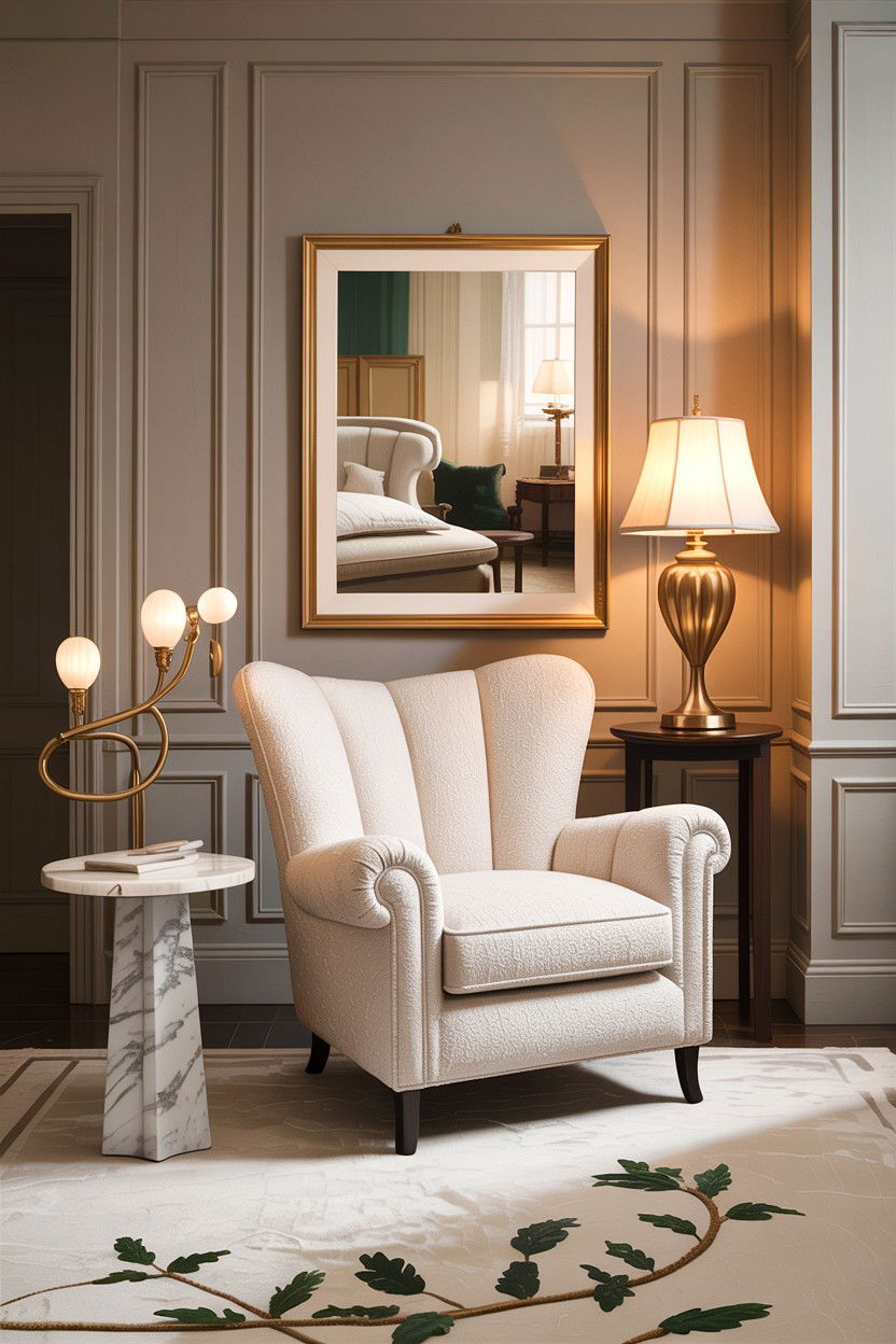 Luxury bedroom armchair - 30 bedroom with lounge ideas