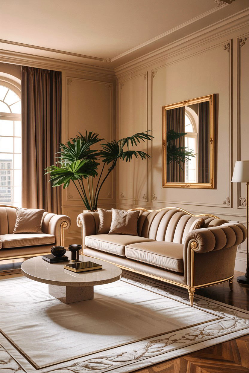 Luxury beige living room - 30 warm beige living room ideas