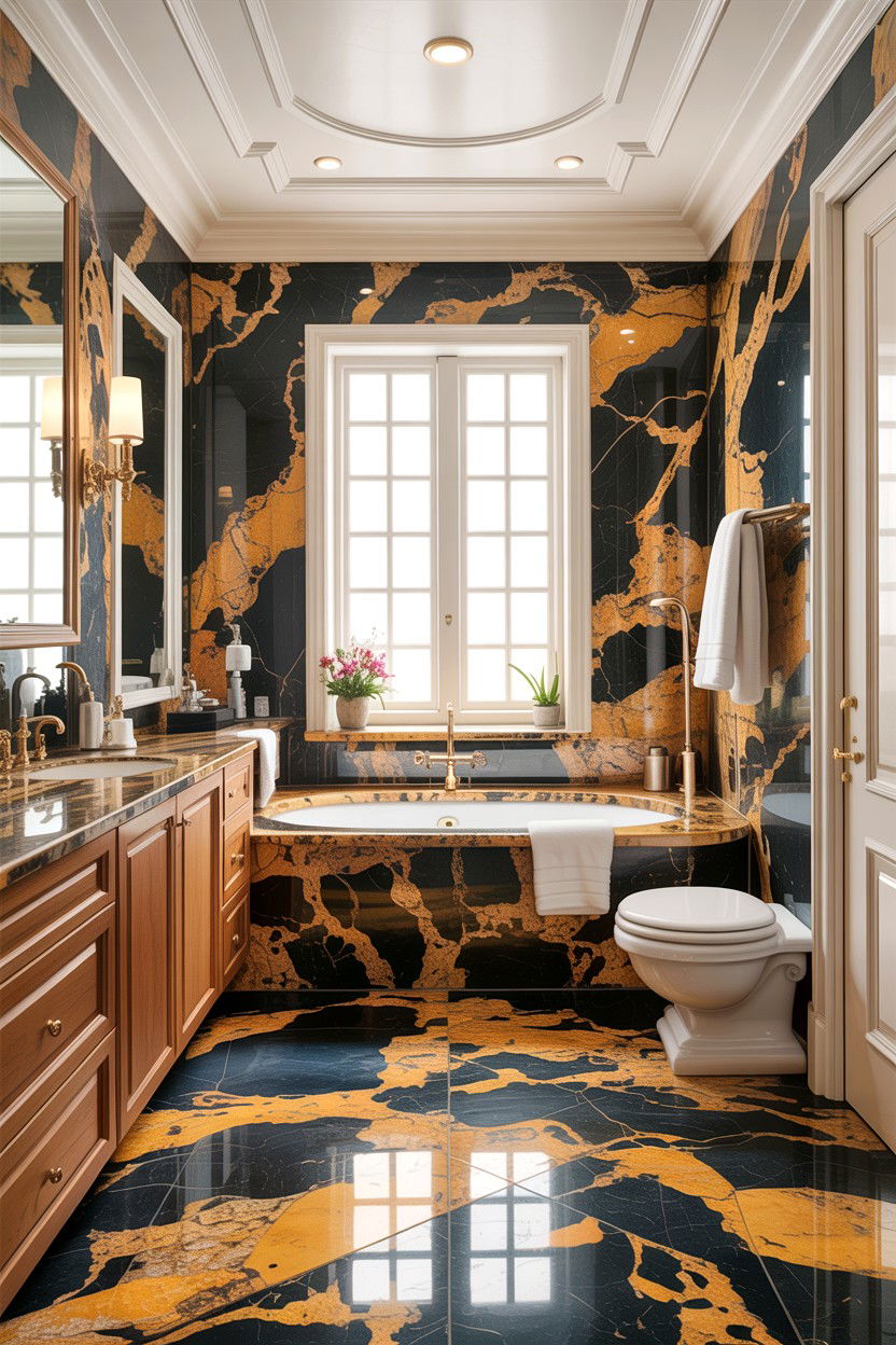 Luxury granite bathroom - 30 granite bathroom ideas