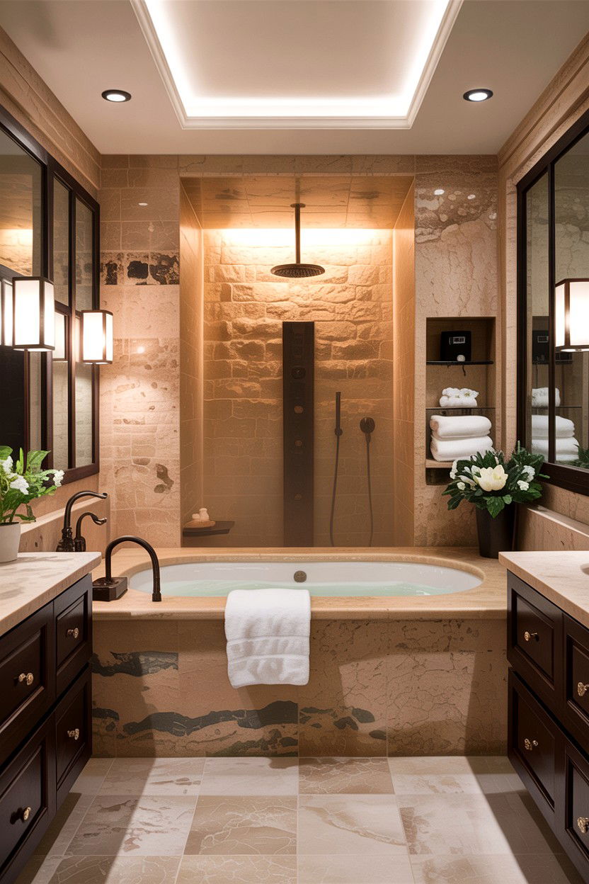 Luxury spa bathroom - 30 inspiring bathroom ideas