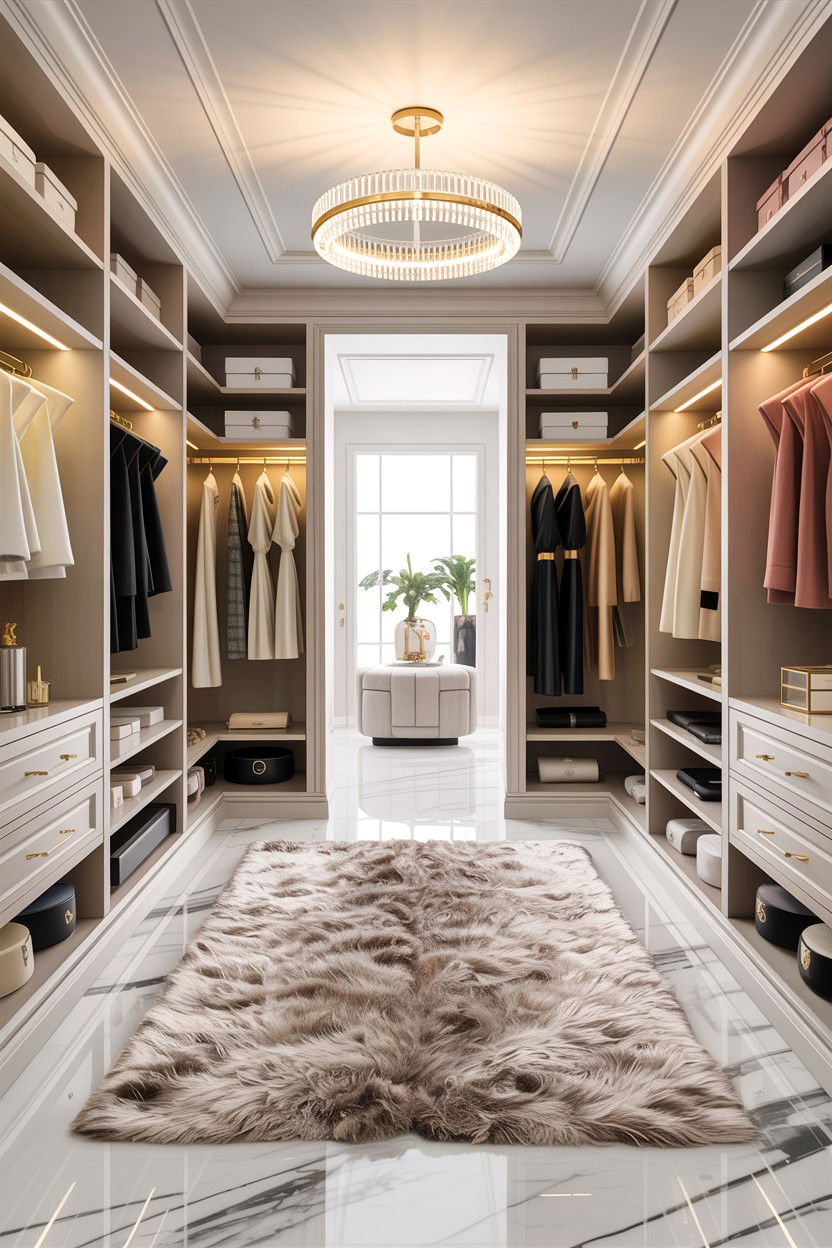 Luxury walk in closet - 30 bedroom closet systems