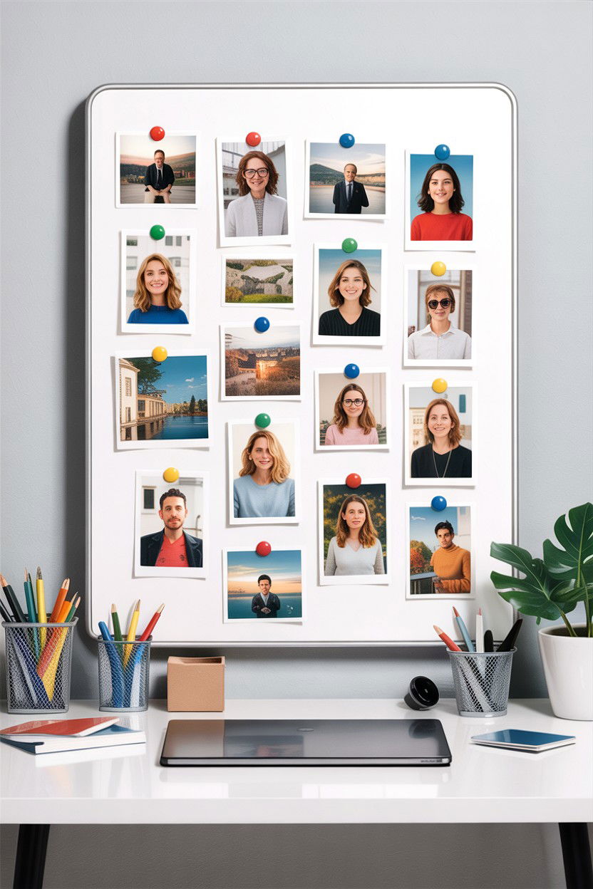 Magnetic Board For Photos - 30 bedroom memory wall ideas
