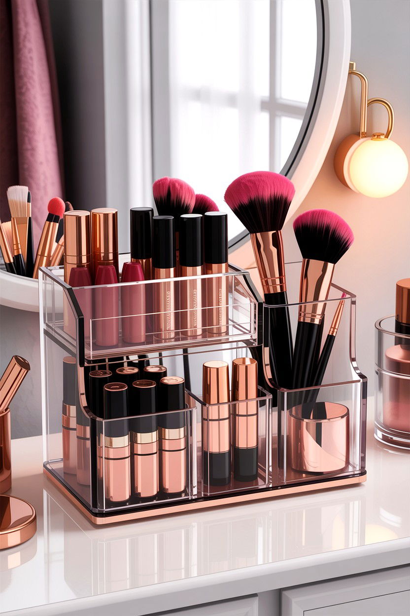 Makeup Organizer - 30 bedroom storage containers