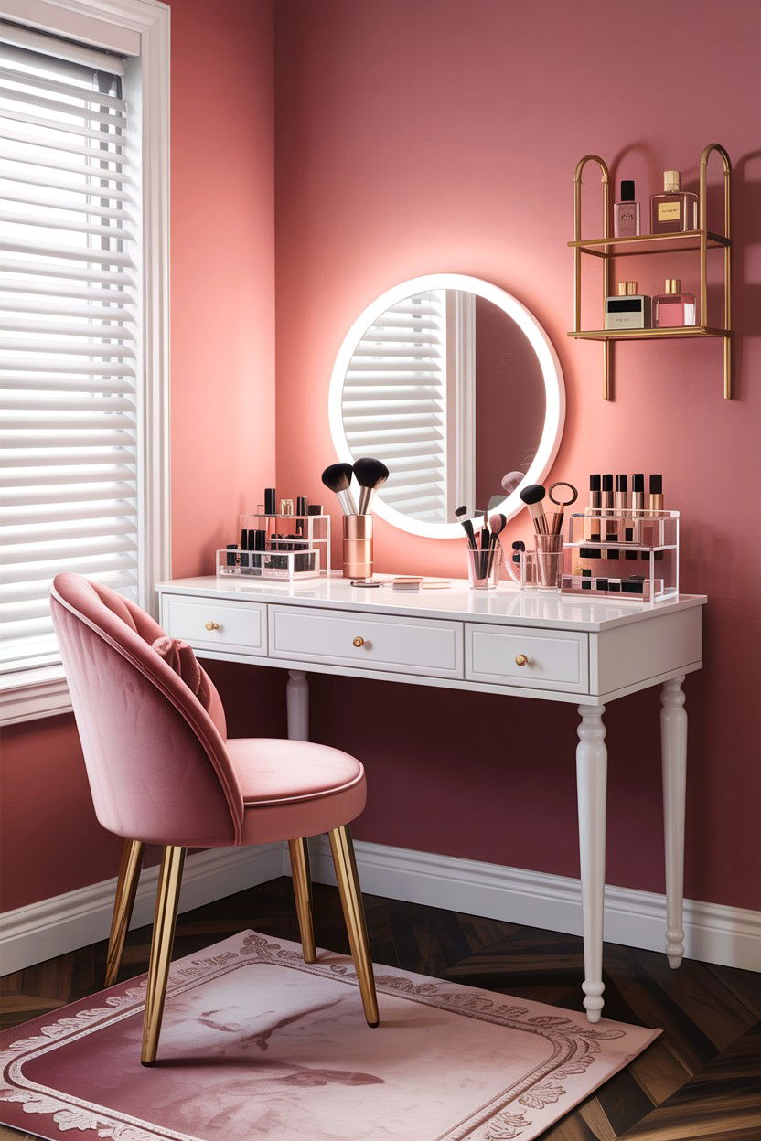 Makeup Vanity Room - 30 bedroom conversion ideas