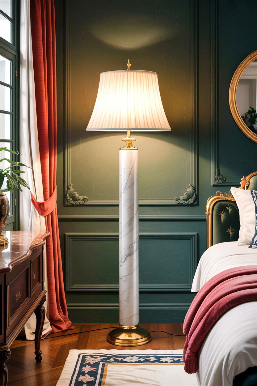 Marble Floor Lamp - 30 bedroom floor lamps