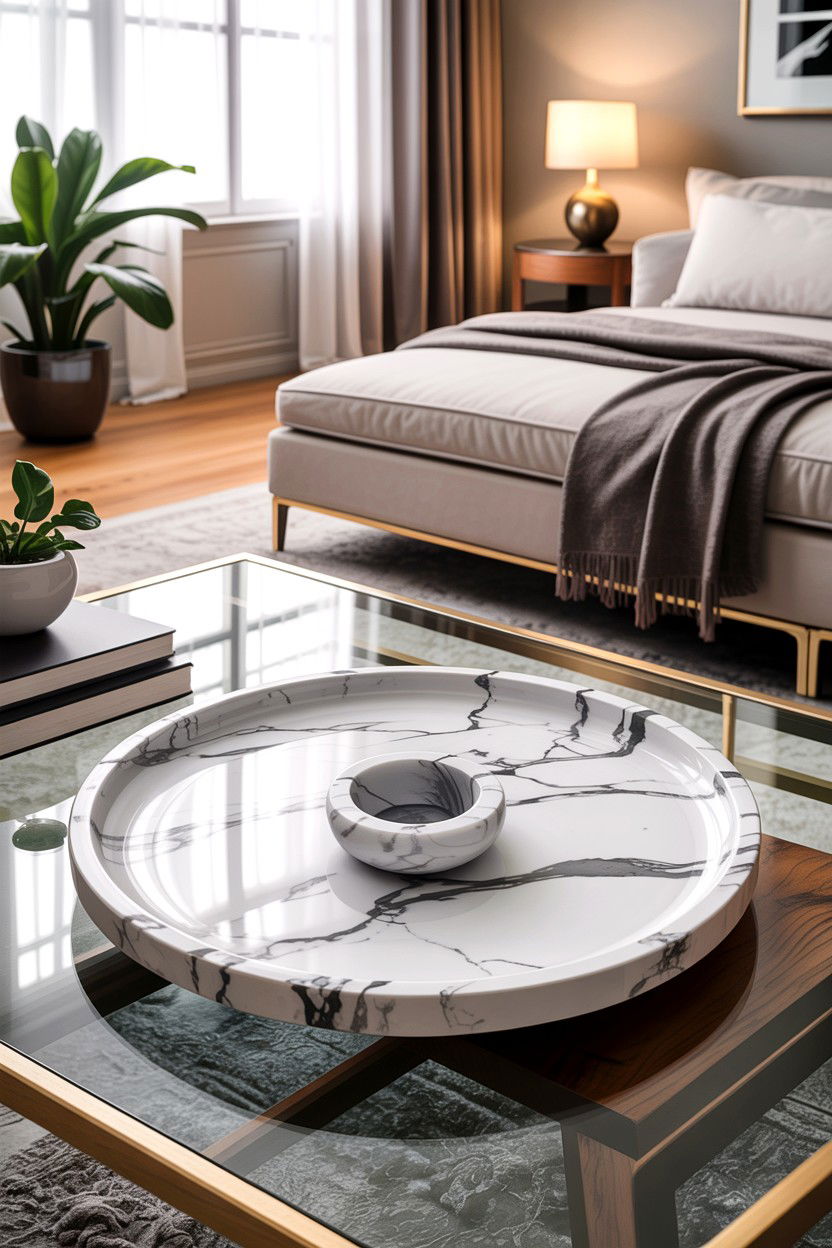 Marble Incense Plate - 30 bedroom incense holders