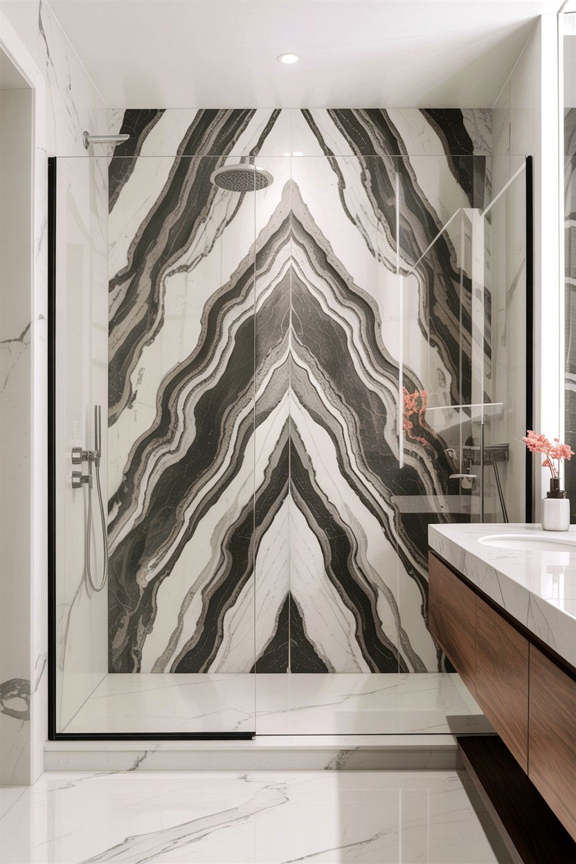 Marble Slab - 30 contemporary bathroom ideas