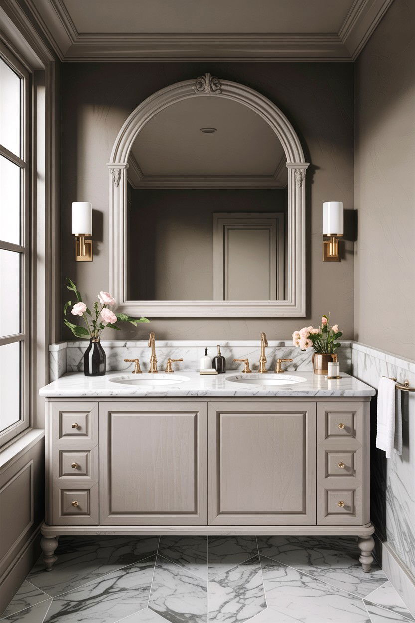 Marble Vanity Top - 30 bathroom conversation starter ideas