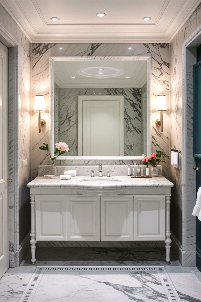 Marble bathroom - 30 amazing bathroom ideas