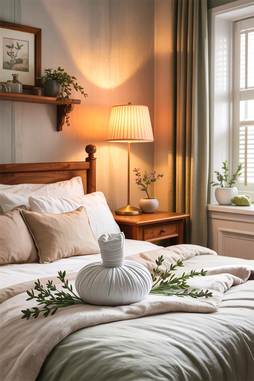 Marjoram Relaxing Bedroom - 30 bedroom aromatherapy ideas