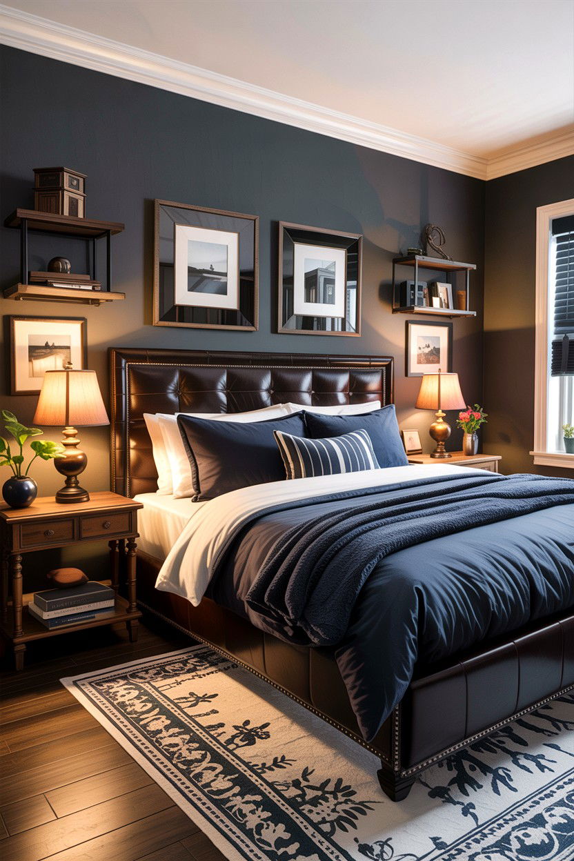 Masculine Bedroom - 30 bedroom enhancement ideas