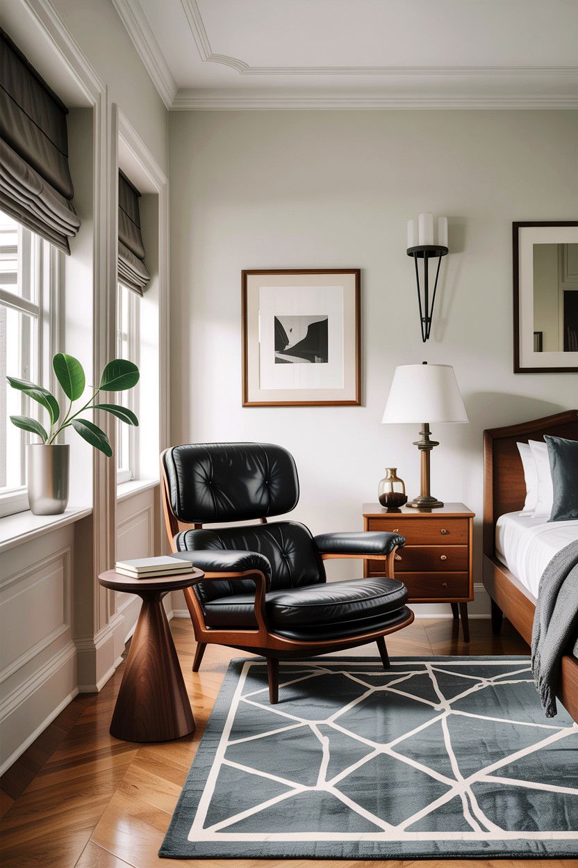 Masculine bedroom lounge - 30 bedroom with lounge ideas