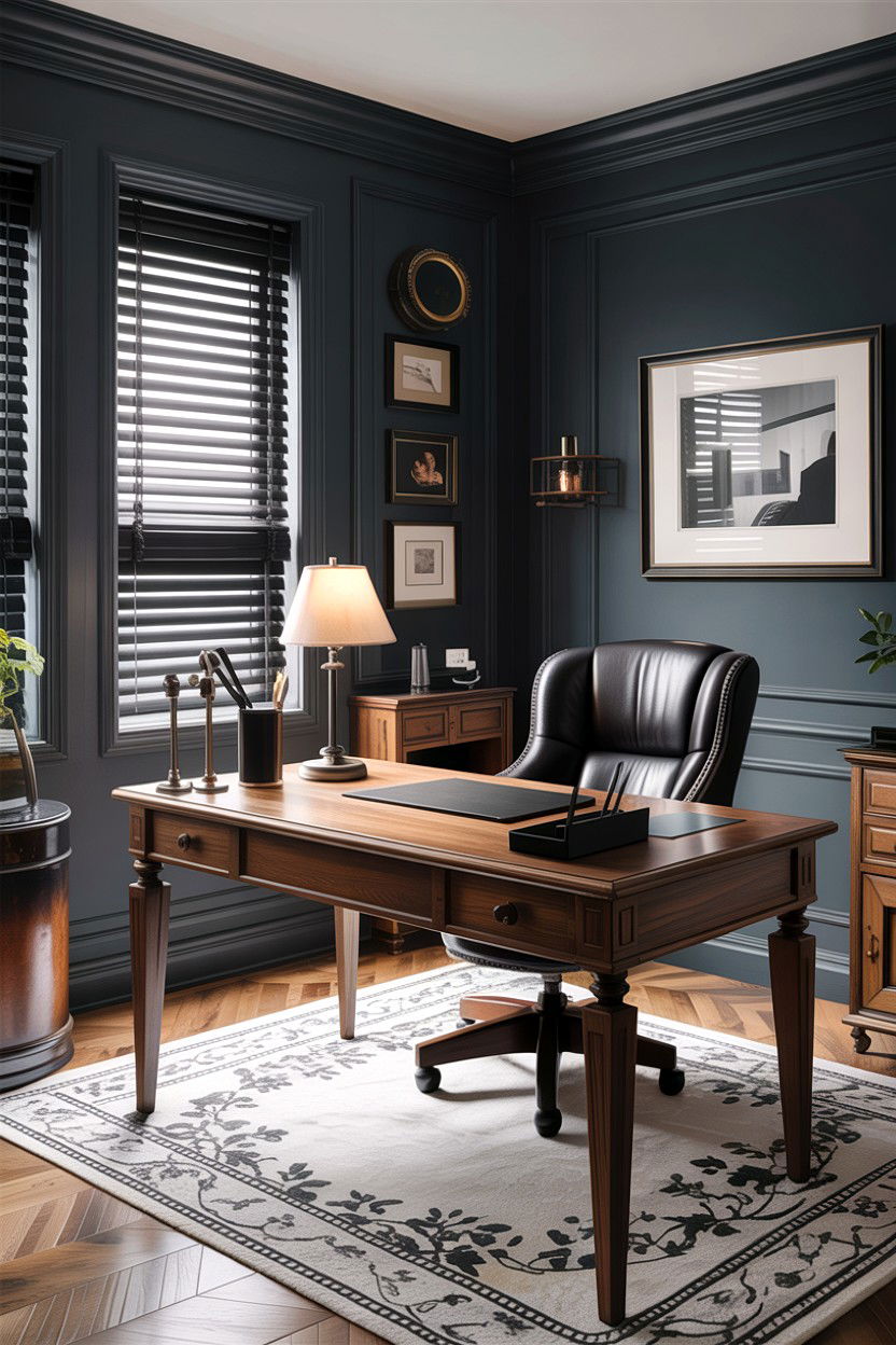 Masculine bedroom office - 30 bedroom workstation designs