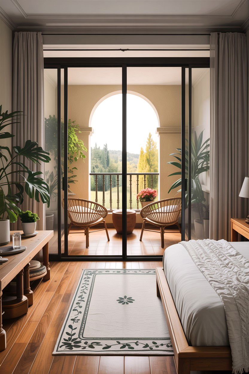 Master Bedroom Balcony - 30 empty nester bedroom ideas