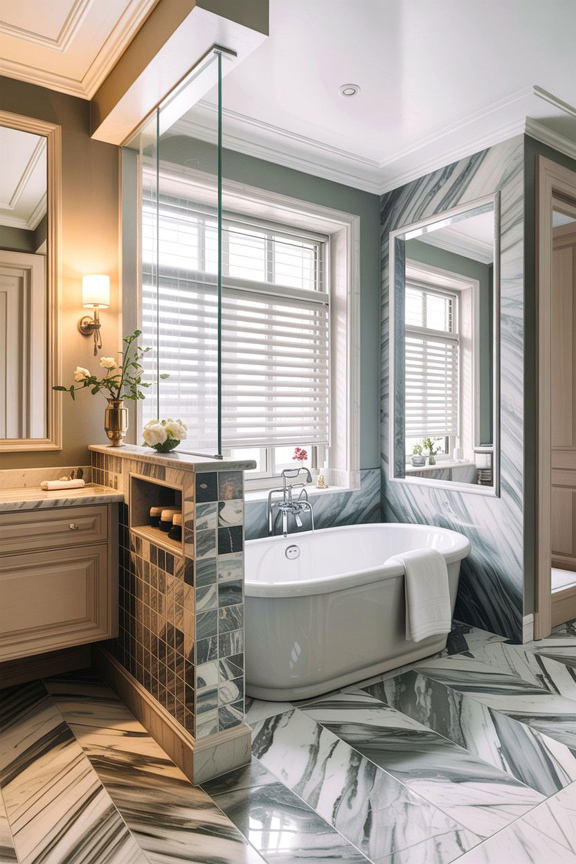 Master Bedroom Ensuite Wall - 30 bedroom pony wall ideas