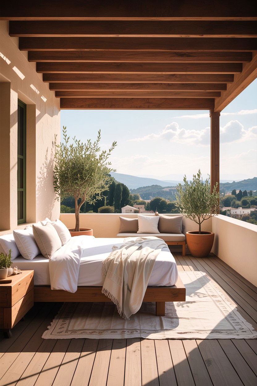 Master Bedroom Terrace - 30 bedroom with terrace ideas