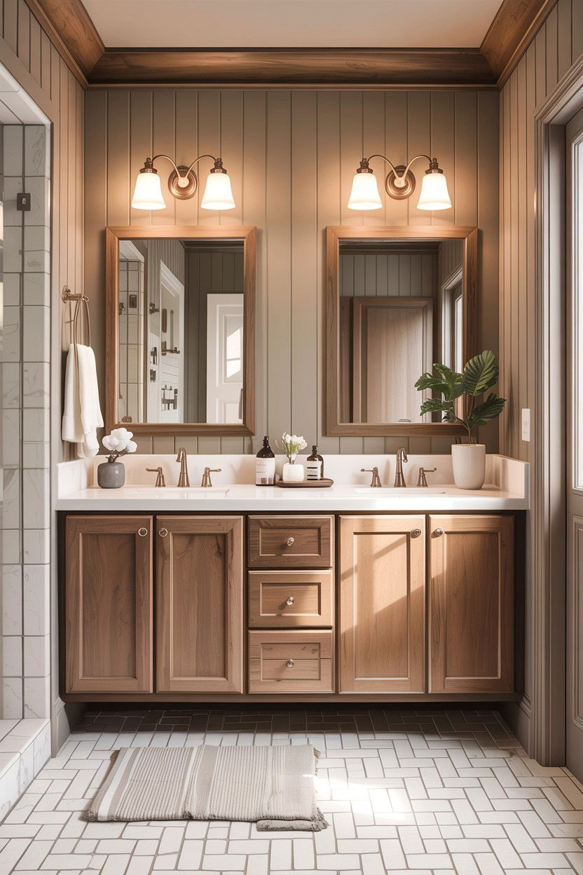 Master bathroom board and batten - 30 bathroom board and batten ideas