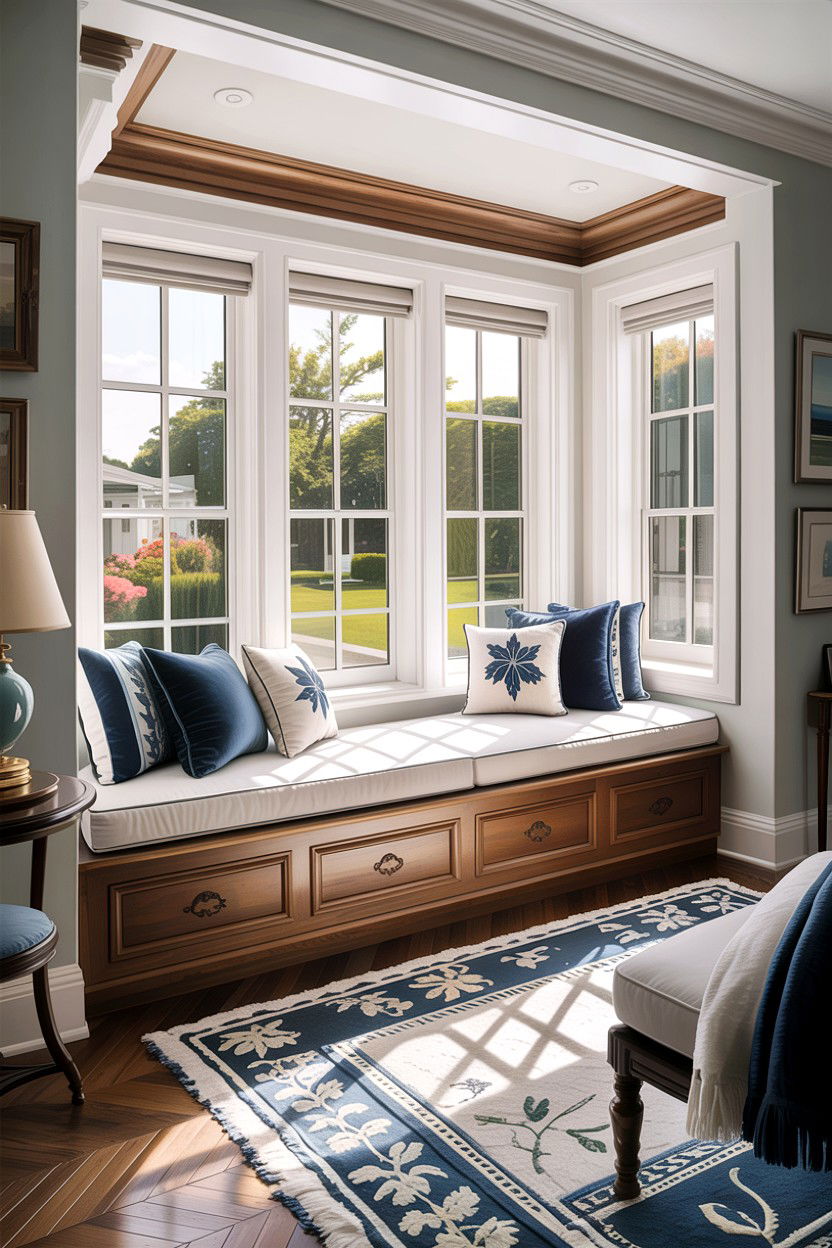 Master bedroom window seat - 30 bedroom with sitting area ideas