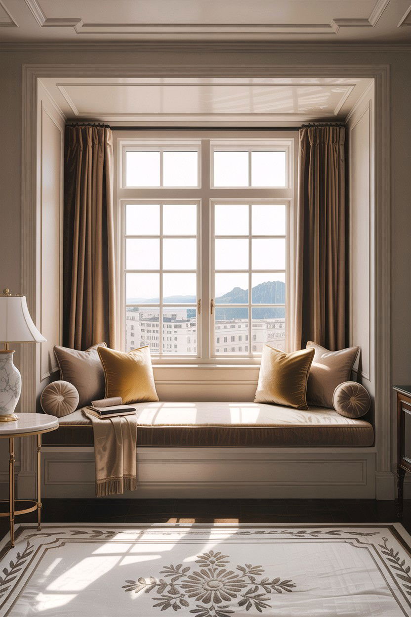 Master bedroom window seat - 30 bedroom window seat ideas