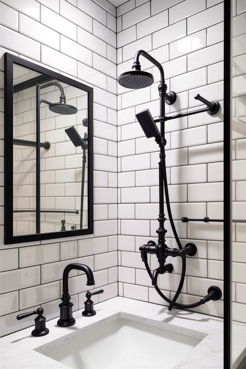 Matte Black Bathroom Fixtures - 30 contractor bathroom ideas