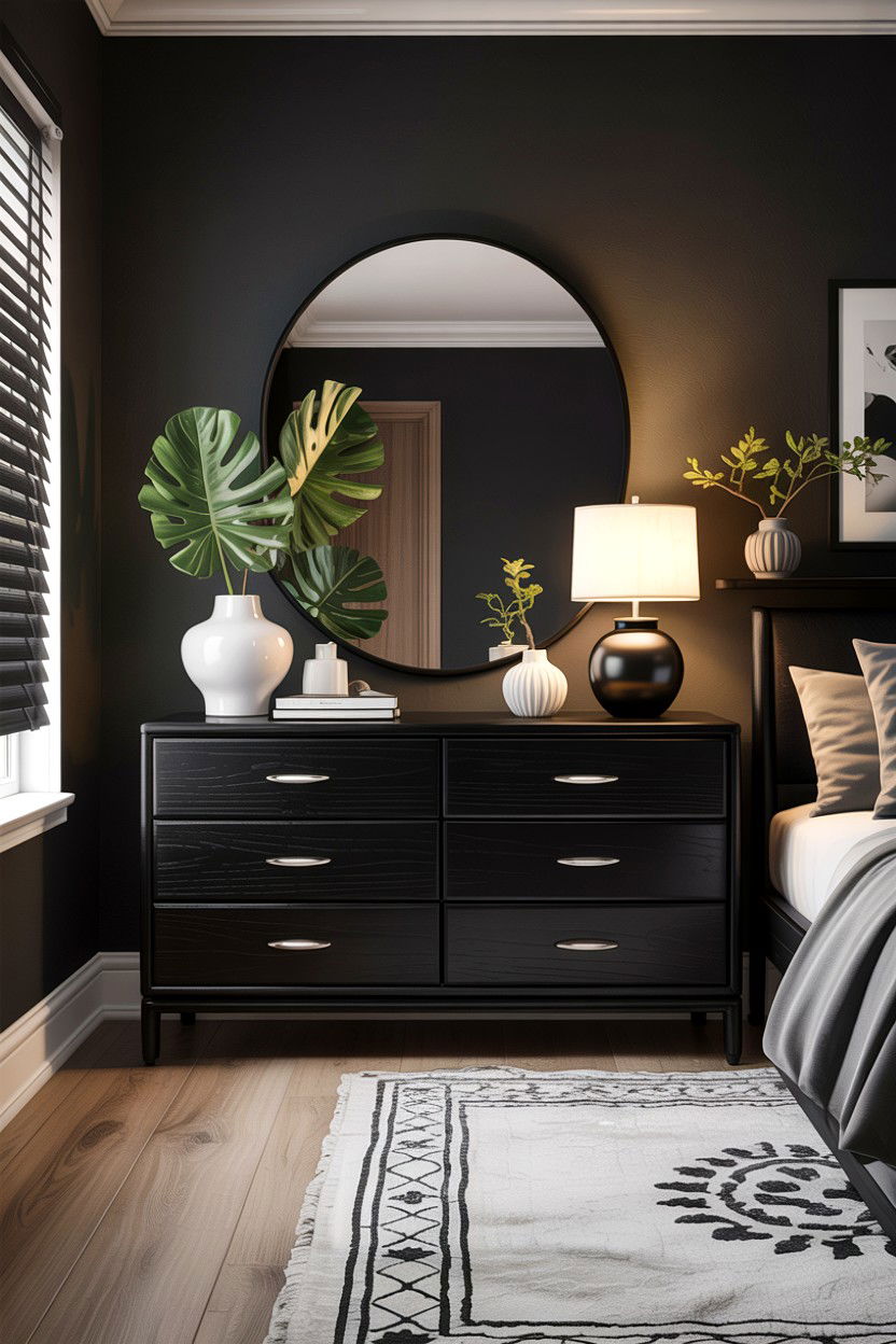 Matte Black Dresser - 30 bedroom black dressers
