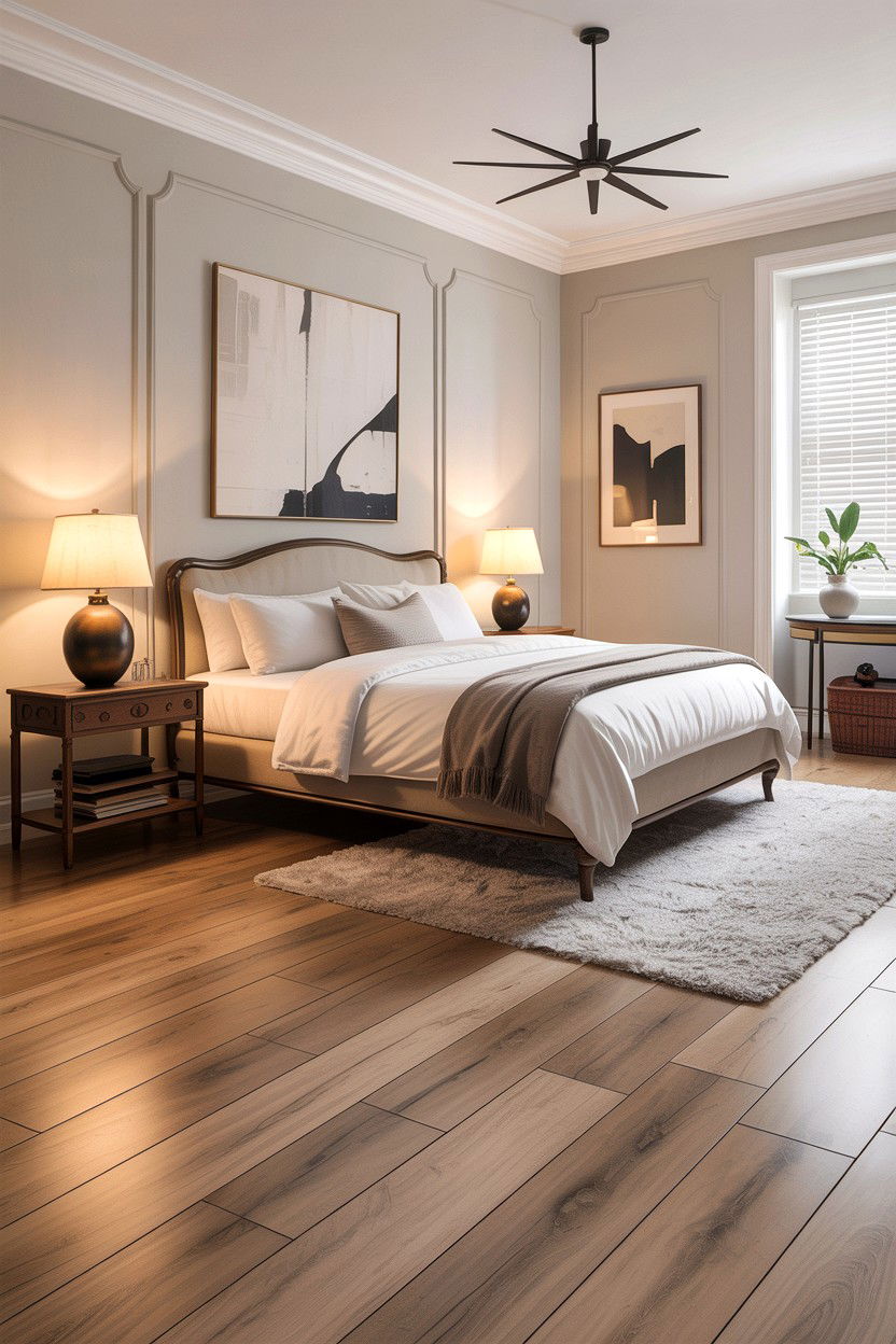 Matte Finish Laminate Flooring - 30 bedroom laminate flooring ideas