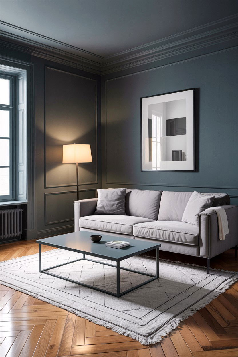 Matte Gray Living Room - 30 all gray living room ideas