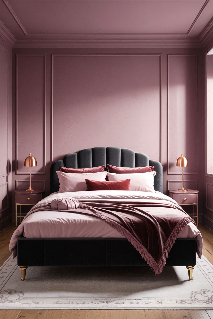 Mauve bedroom - 30 bedroom paint colors