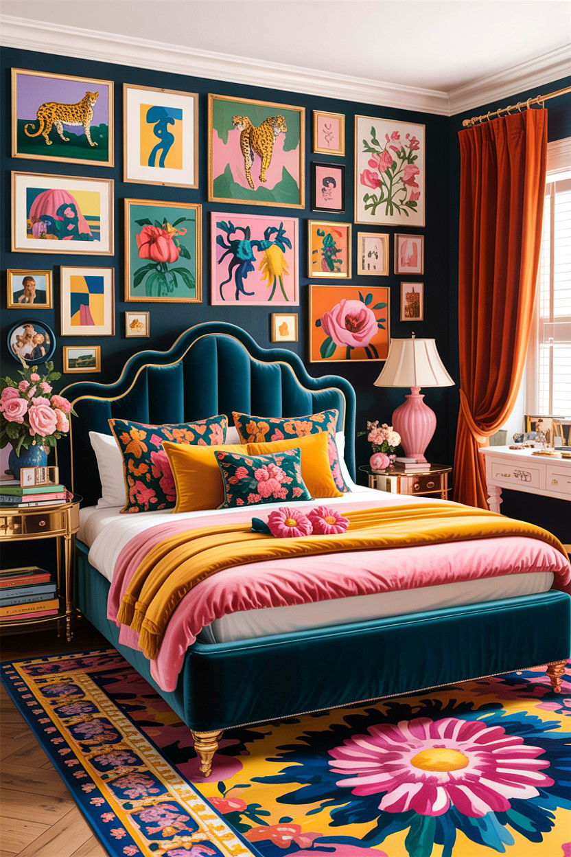 Maximalist Bedroom - 30 bedroom styling ideas