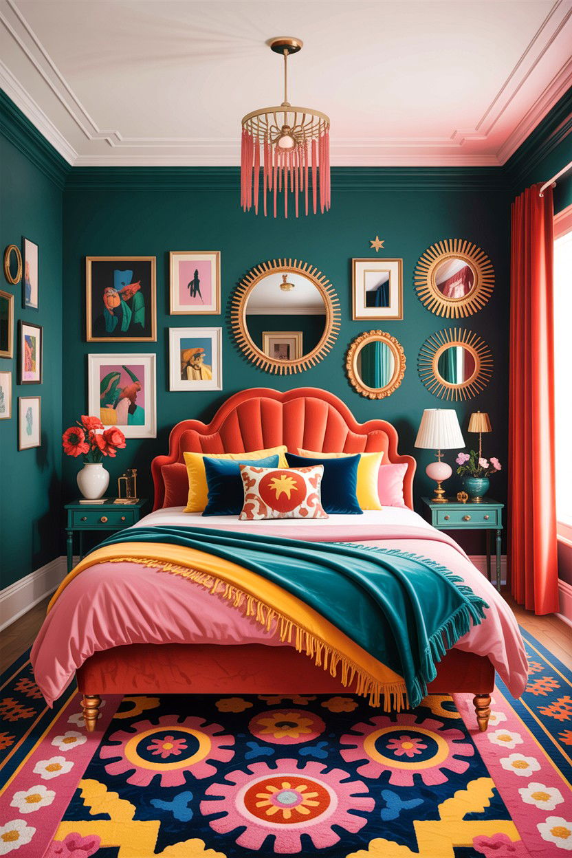 Maximalist Bedroom - 30 bedroom aesthetic ideas