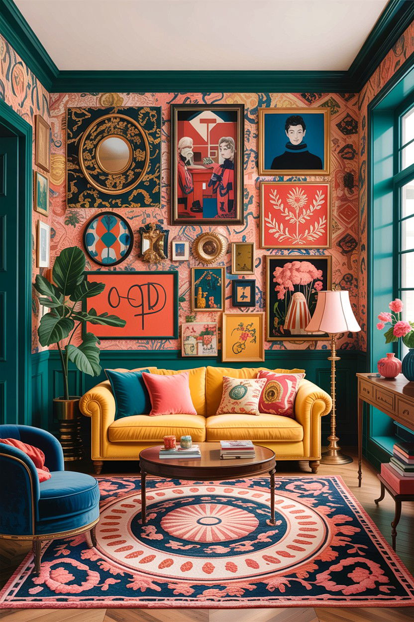 Maximalist Living Room - 30 interior designer living room ideas