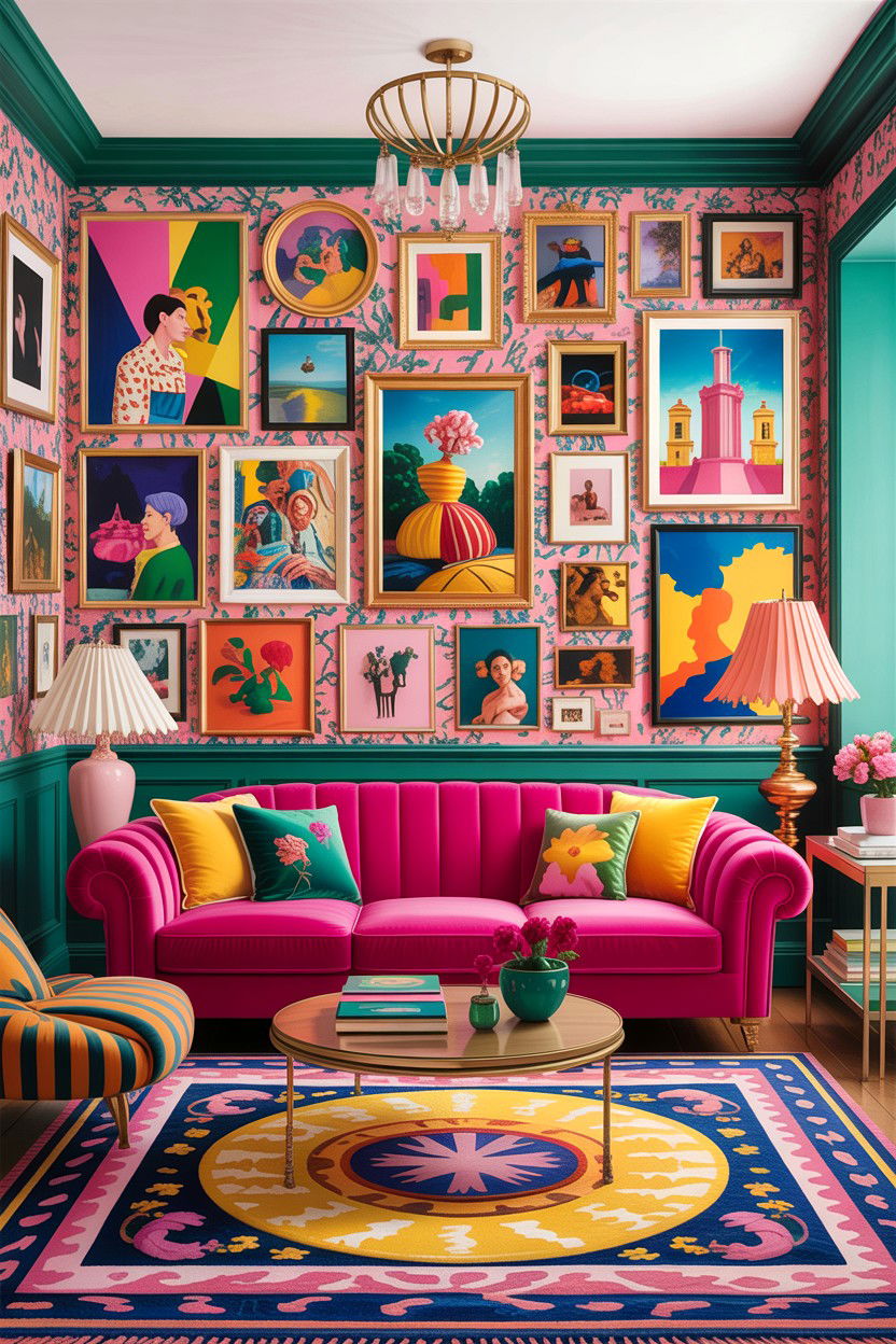Maximalist Living Room - 30 living room decor ideas