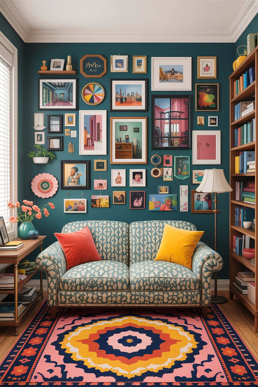 30 Creative Cluttercore Living Room Ideas for Maximalists