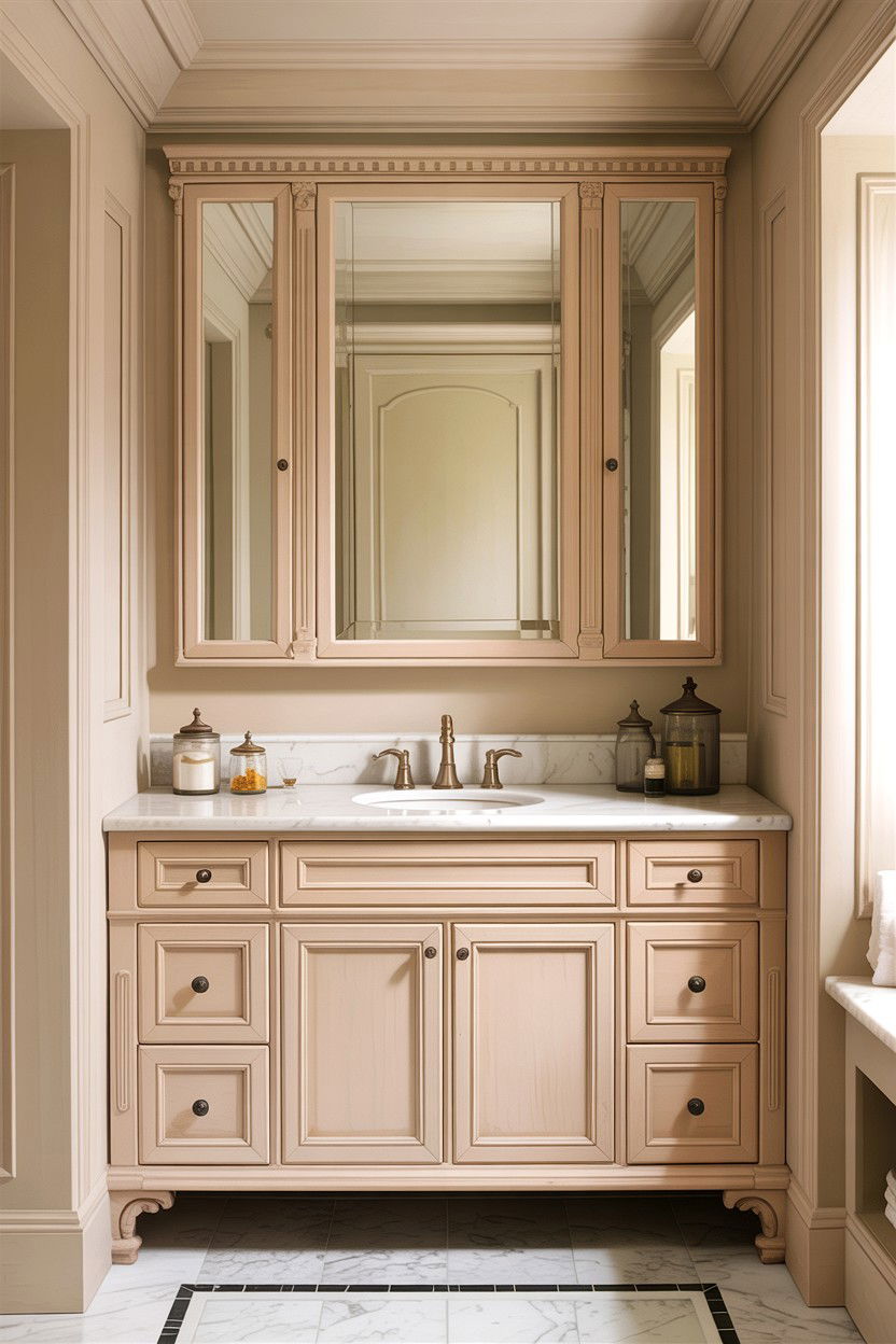 Medicine cabinet - 30 antique bathroom ideas