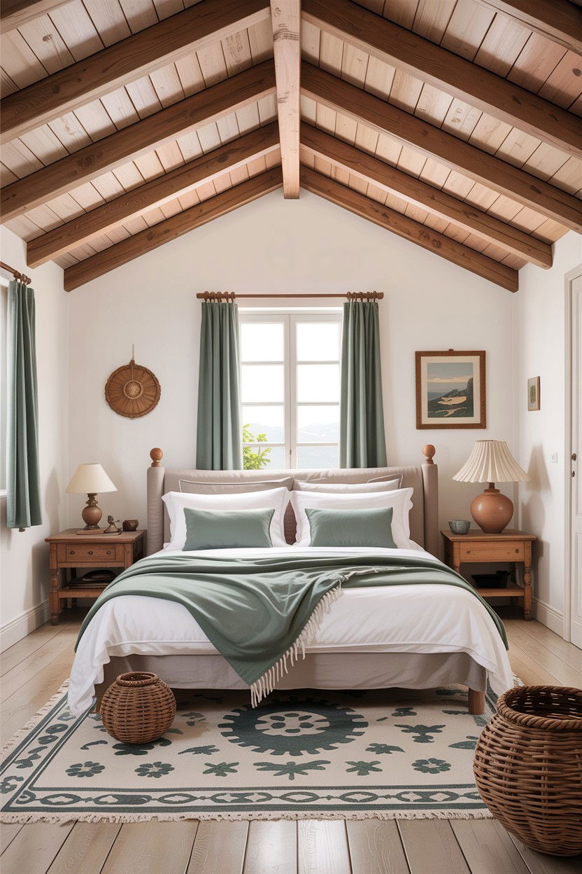 Mediterranean Attic Bedroom - 30 Mediterranean bedroom ideas