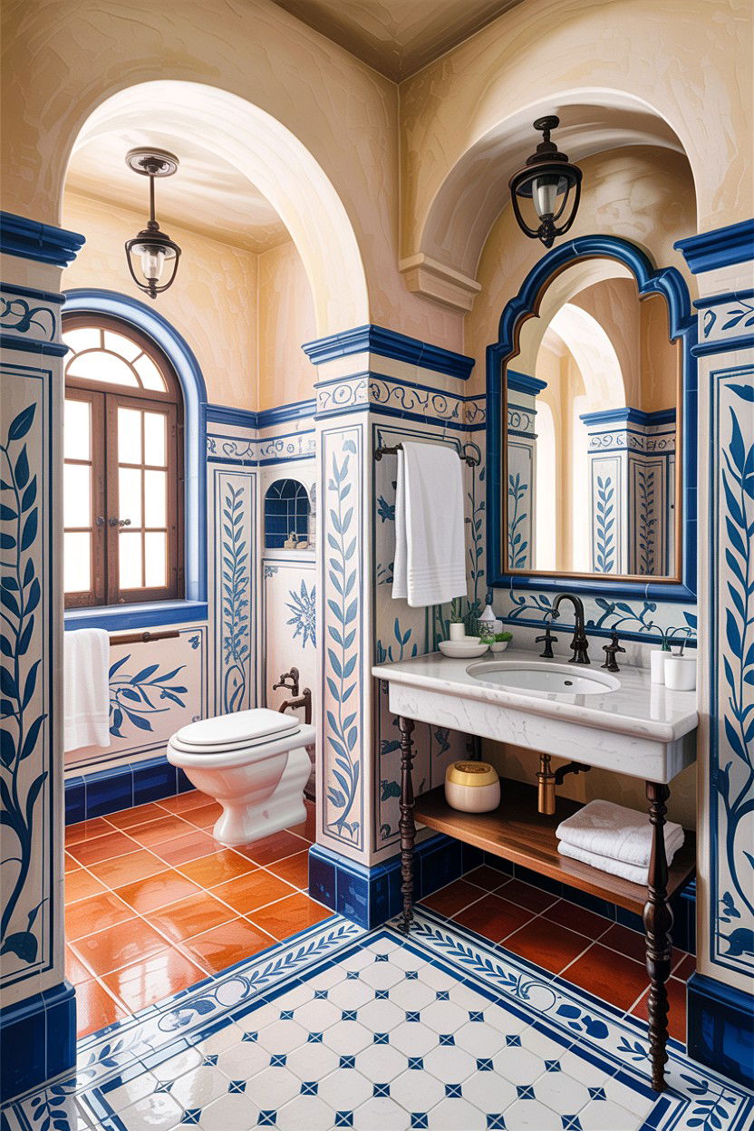 Mediterranean Bathroom - 30 spacious bathroom ideas