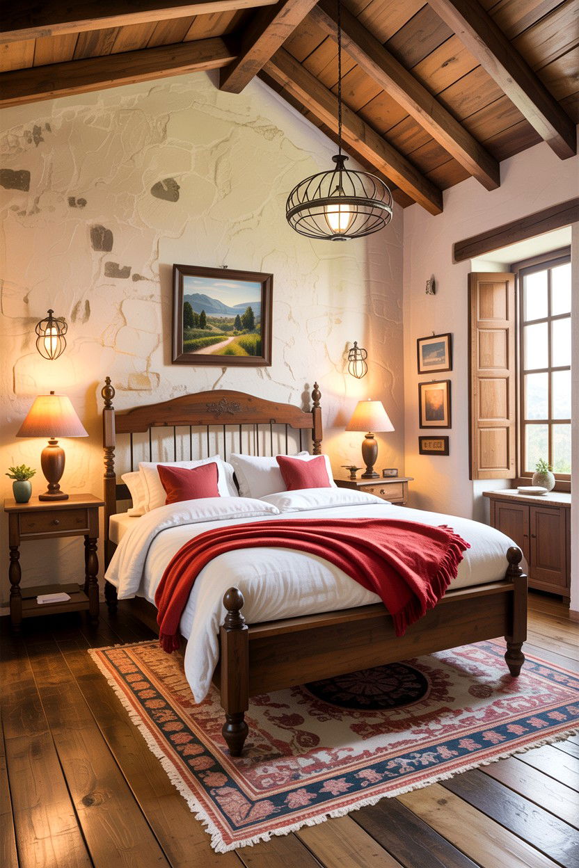 Mediterranean Farmhouse Bedroom - 30 Mediterranean bedroom ideas