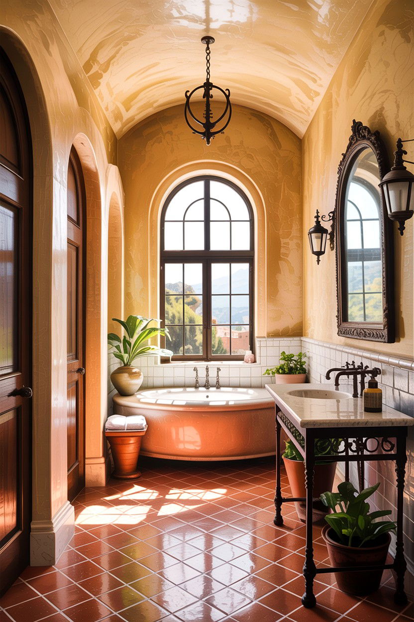 Mediterranean Style Bathroom - 30 custom bathroom ideas