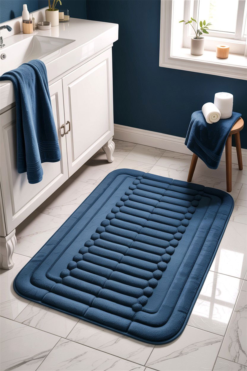 Memory Foam Bath Mat - 30 bath mat ideas