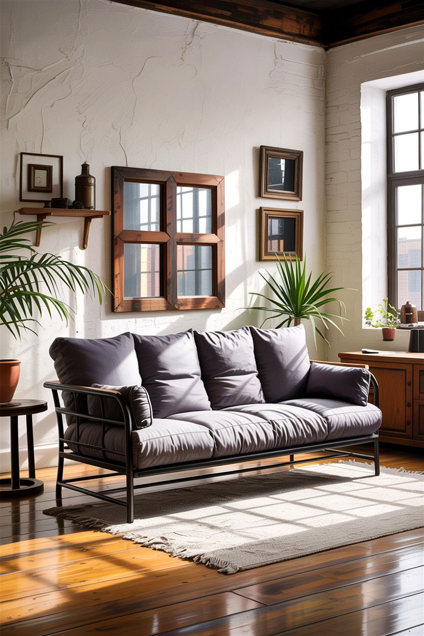 Metal Futon Sofa Bed - 30 bedroom futon ideas