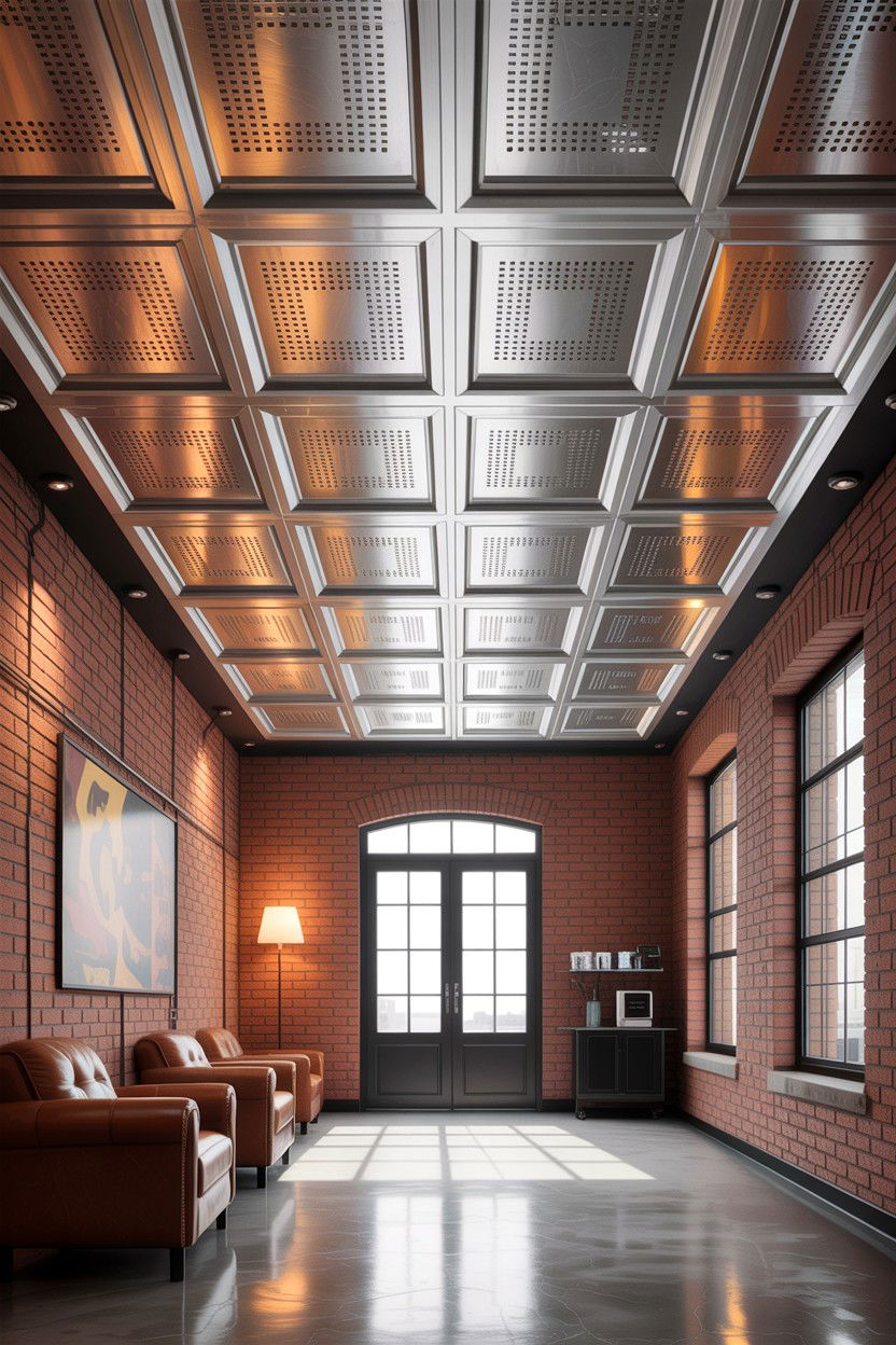 Metal false ceiling hall - 30 living room false ceiling designs